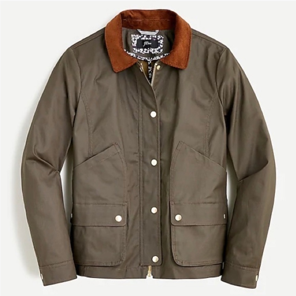 NWT J.Crew barn jacket khaki